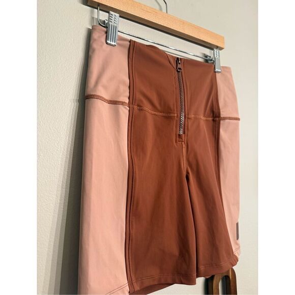 Lululemon Ancient Copper Pink Clay High Rise Hike To Swim Short Size 6 - Picture 3 of 5